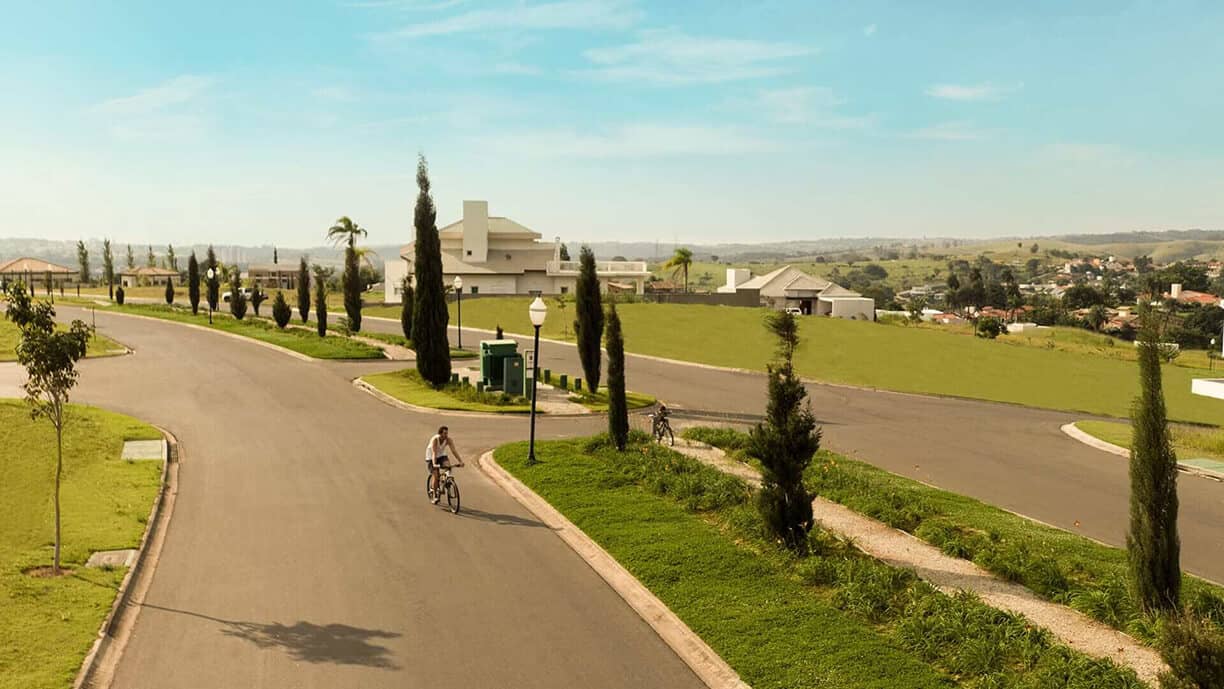 Cabeamento subterrâneo - Condomínio Campos de Santo Antônio II